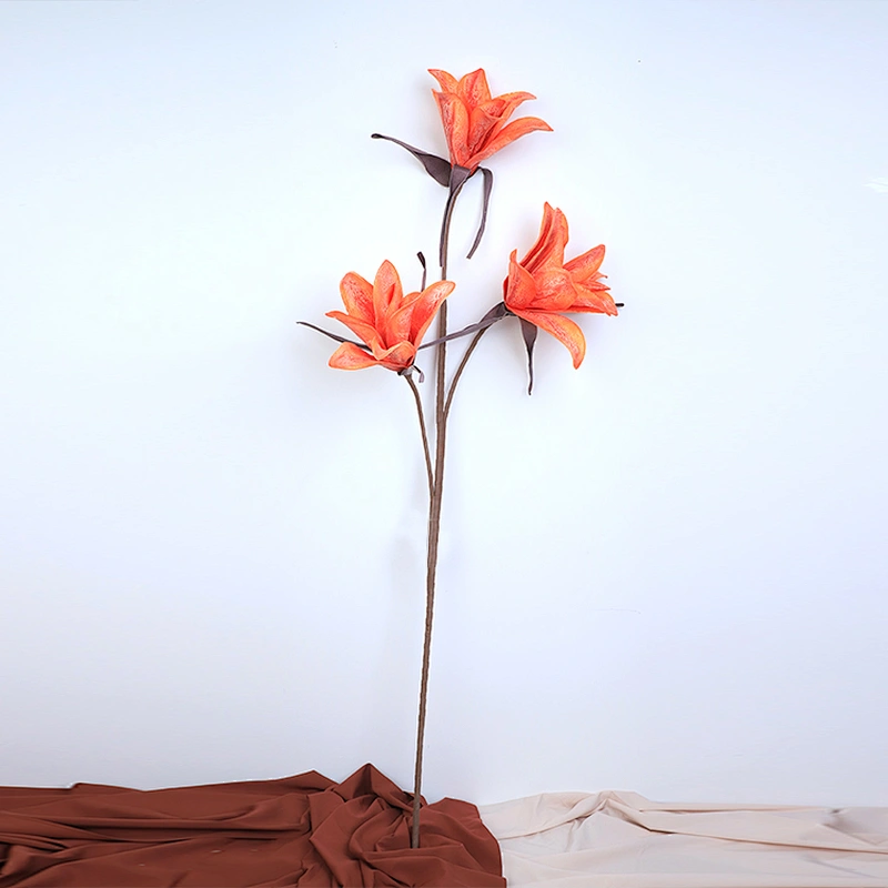 Real Touch Foam Artificial Flowers Handy Carfts Foam Blossom For Indoor Decorative