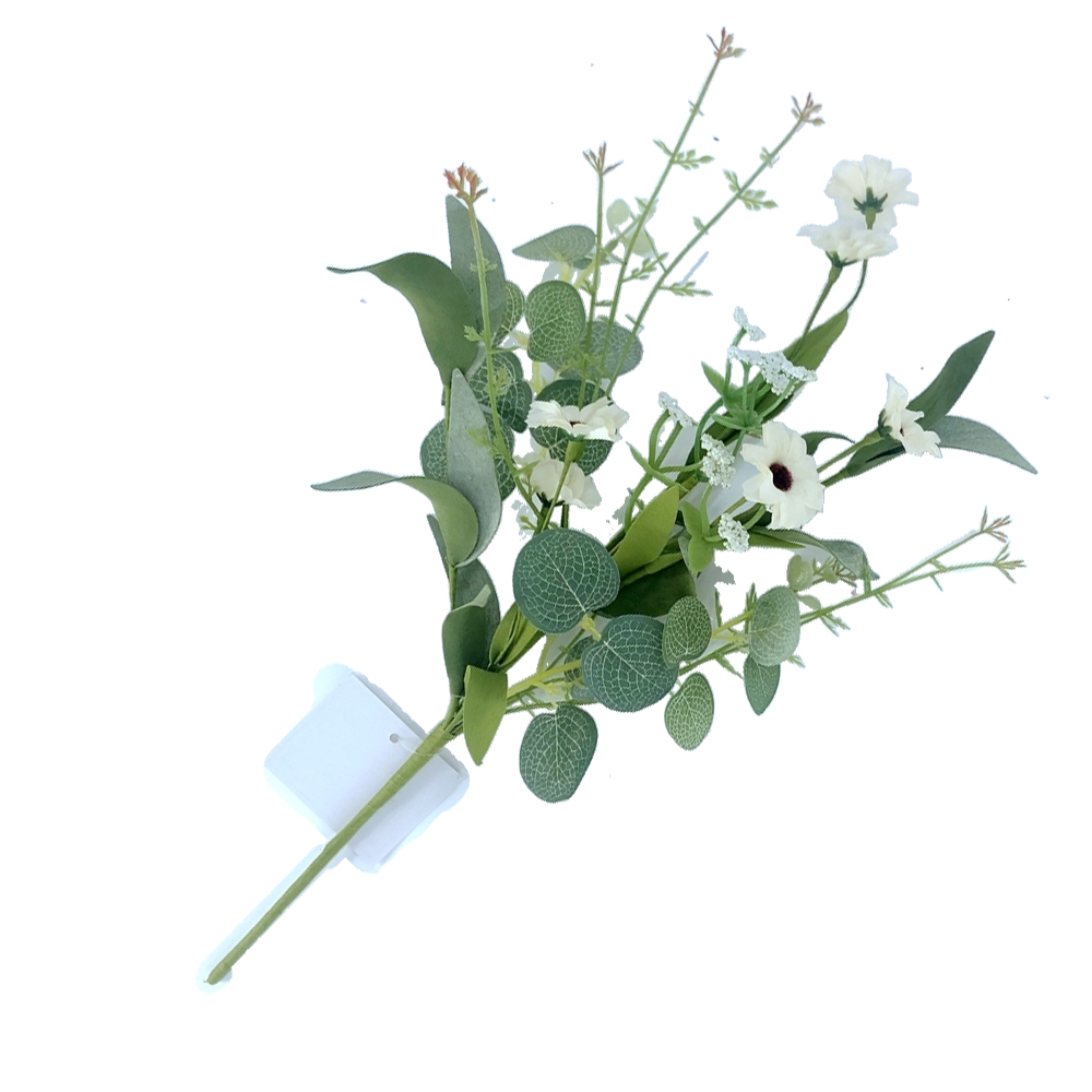 New Style Wild Floral Decorative Wreath Home Decoration Tulip Wreath With Lavender Faux Flower Realistic