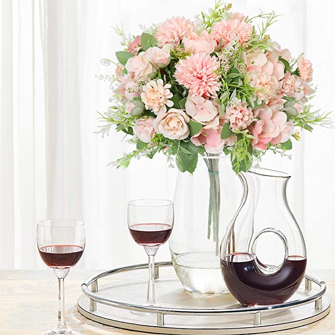 Artificial Flowers Bouquet Peony Silk Hydrangea Wild flowers Arrangements for Wedding Home Centerpieces Decor