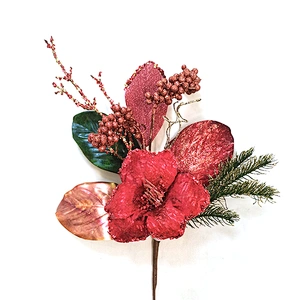 Pine needles and cones Artificial flowers 58.4cm leaves personalized Artificial leaves Hand Wrapped Floral