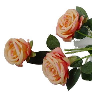 Hot Sale Single Rose Silk Artificial Flowers Cheap Flowers for Home Wedding Decorative Flowers