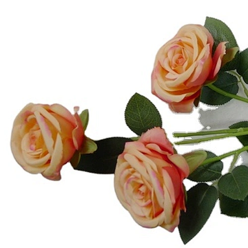 Hot Sale Single Rose Silk Artificial Flowers Cheap Flowers for Home Wedding Decorative Flowers