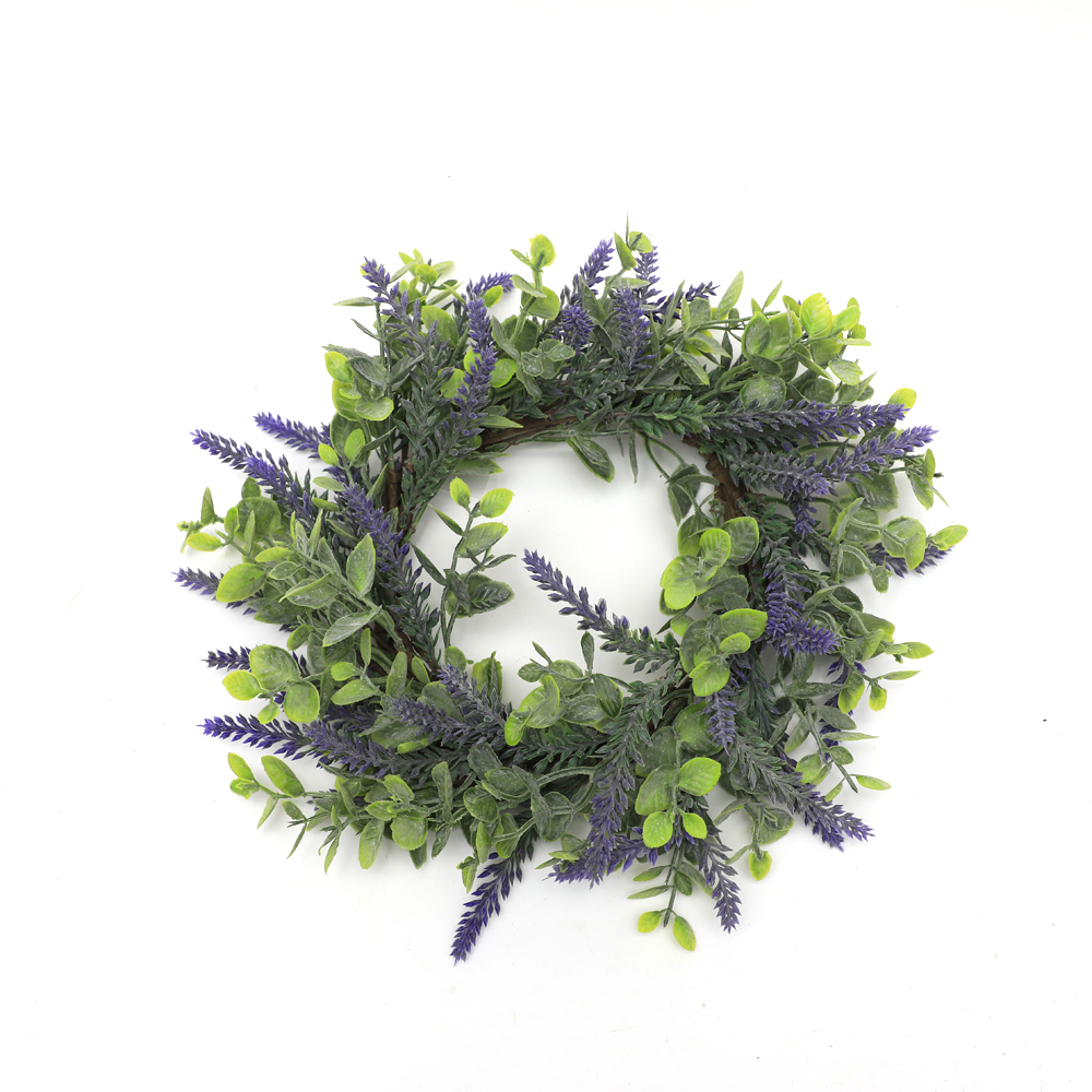 New Design Hand Wrapped Spring Floral Wild Flower Wreath home decoration plant Wreath Faux Flower