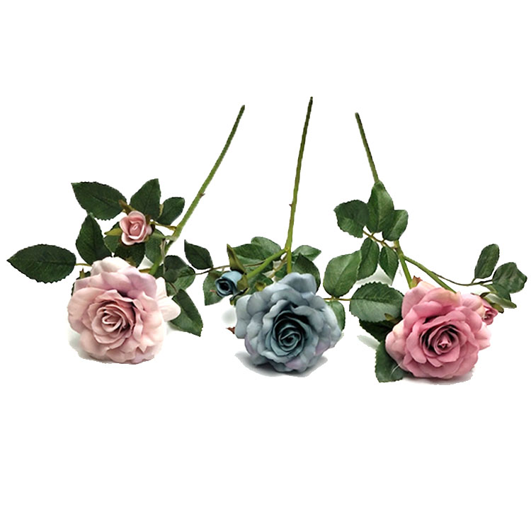 Head Spray Wedding Artificial Flower Rose Wholesale Artificial Rose Flowers Decorative