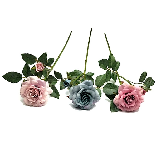 Head Spray Wedding Artificial Flower Rose Wholesale Artificial Rose Flowers Decorative