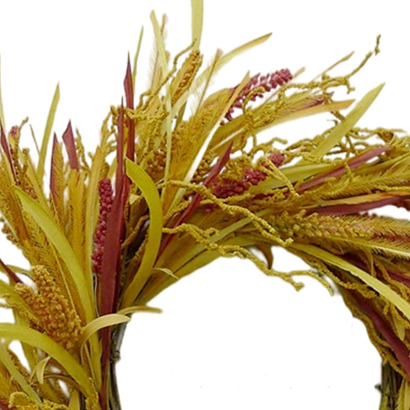 Wholesale Fashion Red Orange Yellow Flowers 60cm Orange Artificial Flowers In/Out Door Decorations For Sale
