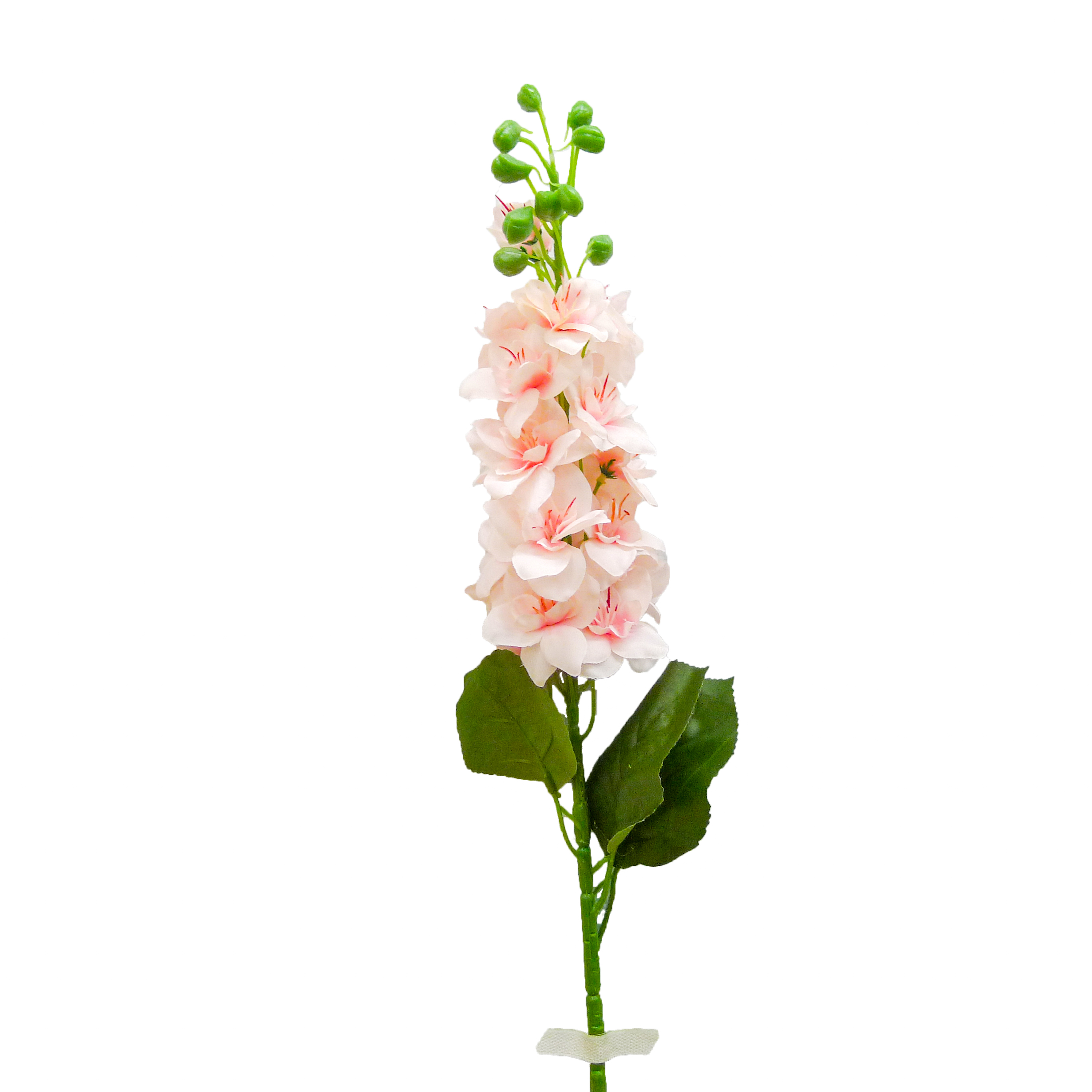 Popular And Practica Hand Wrapped Floral Delphinium pink 180cm Leaves Artificial Rose Gold delphinidin Flowers