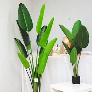 Customized Artificial Indoor Banana Trees Decoration Popular Vivid Customized Banana Tree