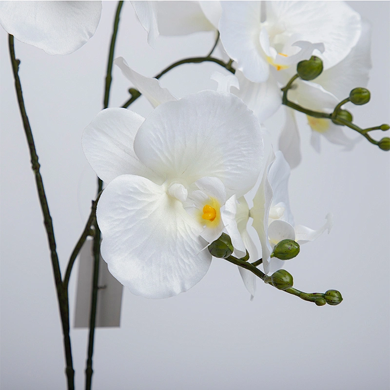 China Wholesale Real Touch Wedding Artificial Orchid Pot Assortment Cymbidium For Indoor Decoration