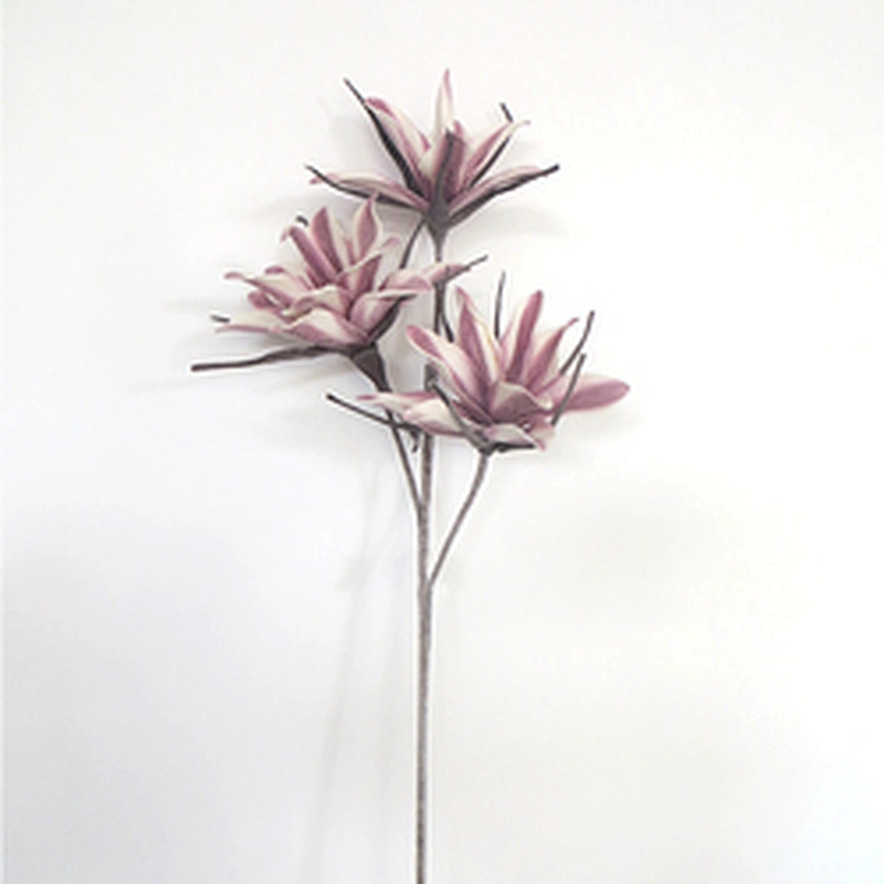 New Design Handy Carfts Wedding Bouquet Foam Decorative Model Flowers 120cm Silk Foam Flower