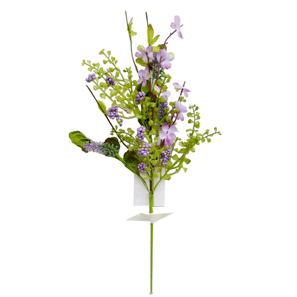 Ornamental Wedding Decoration Artificial 53cm Spring Flower Wreath Dogwood Wreath With Fern