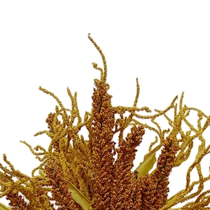 Indoor and outdoor artificial Decorations 42cm Red Orange Yellow Spray Hand Wrapped Spray