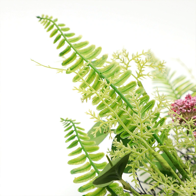 Summer leaves artificial flowers 45cm leaves by hand Spring Plant faux flower realistic