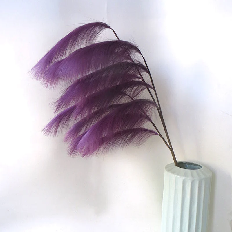Artificial flower faux reed/artificial flower plants pampas grass dried for home decor