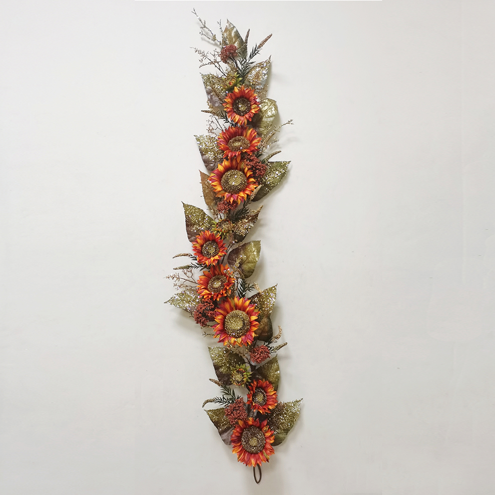 Interior decoration summer spring artificial flowers decor home decoration plant hand wrapped spray with leaves
