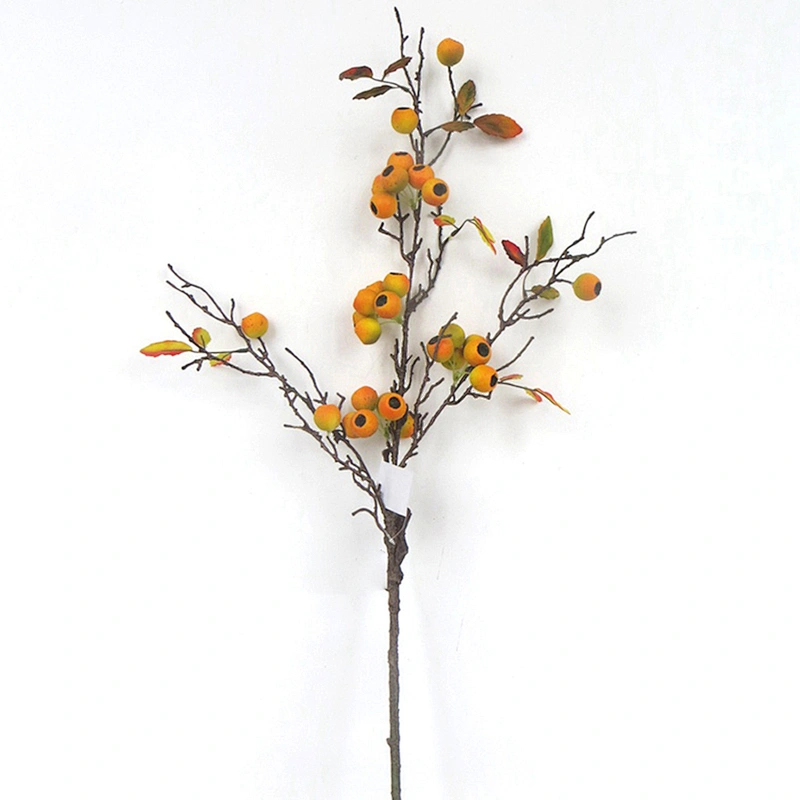 The Latest Fashion Artificial 107cm Autumn Wheat artificial red orange yellow flowers Out Door Decorations