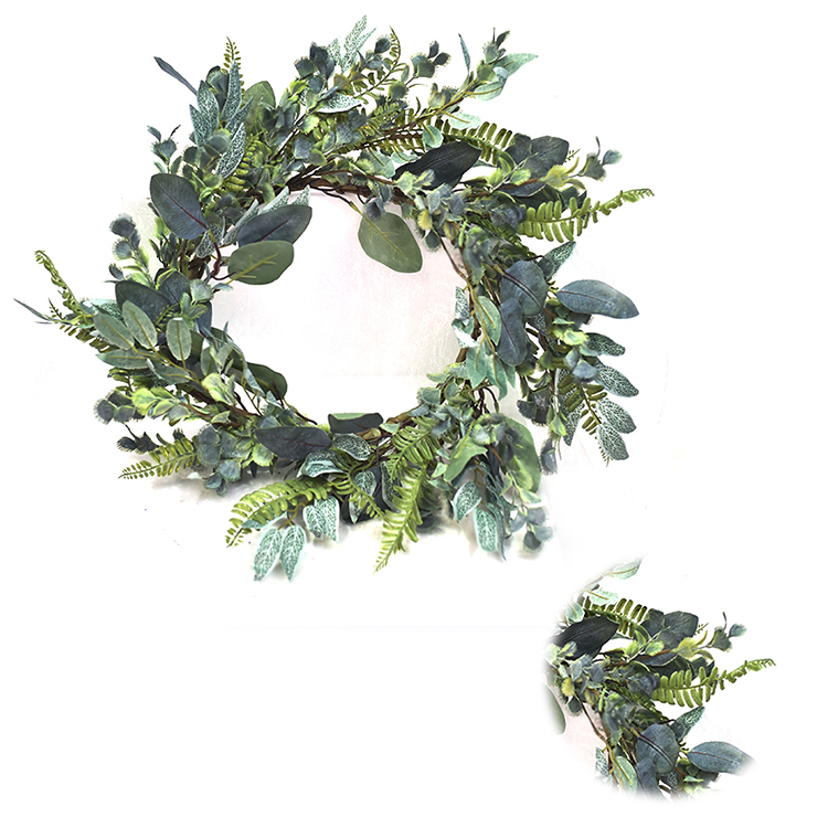 Decorate Your Home Real Touch Hand wrapped wreath decorations Handy Carfts artifical plant Eucalyptus wreaths