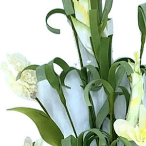 Eco Friendly personalized Real Touch Spring Flower Wreath Daisy artifical plant Wreath