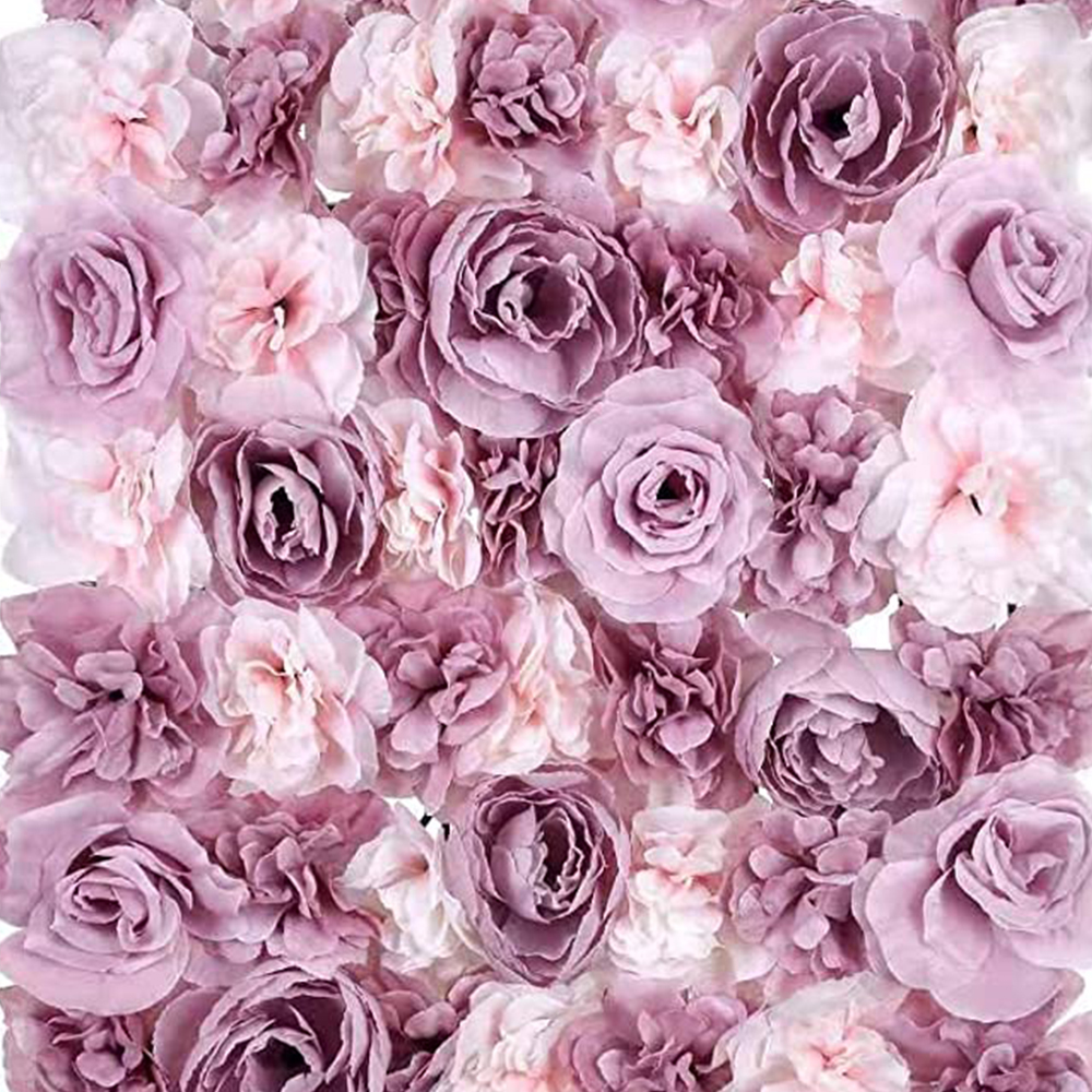 High quality good supplier Wall Handmade Artificial Silk Flowers Wedding Wall Decor Party Backdrop Artificial Silk Flowers