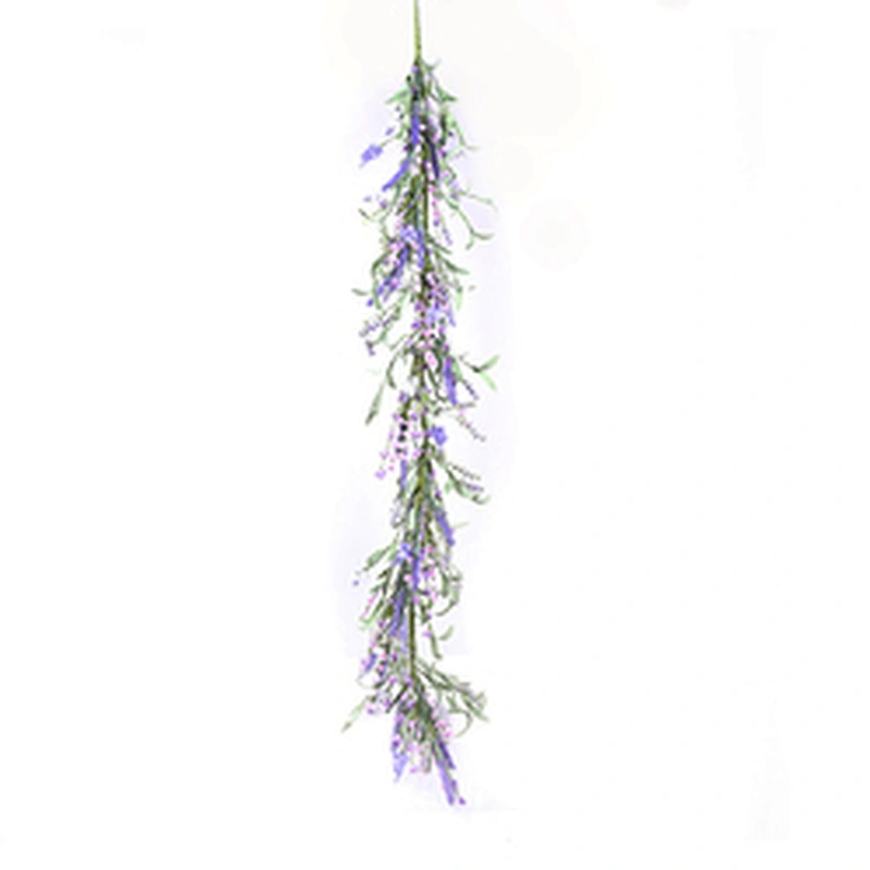 Colorful Hand Wrapped Spring Floral handmade Garland Arts And Crafts Lavender Garland