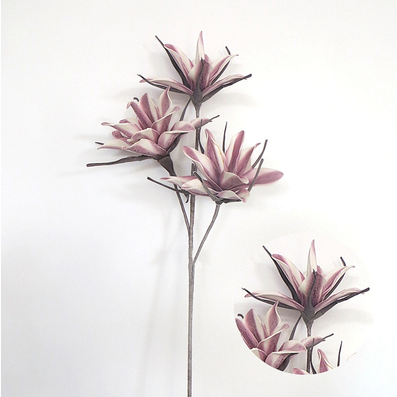 New Design Handy Carfts Wedding Bouquet Foam Decorative Model Flowers 120cm Silk Foam Flower