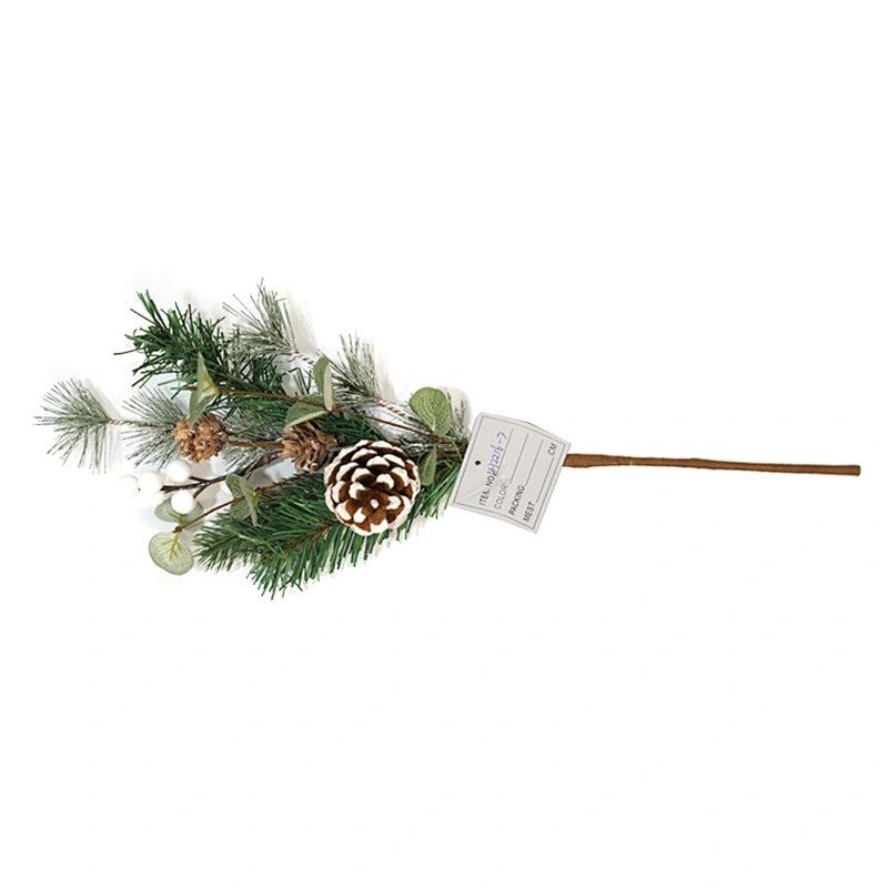 New Arrival 2020 Wholesale Artificial Xmas Christmas Hair Accessory Flower Wreath