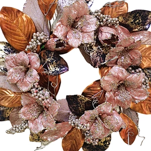 Christmas decorations Arts And Crafts 71.1/40.6cm leaves with Hand Wrapped Floral
