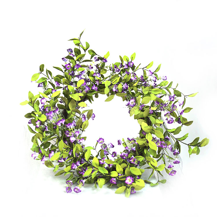 Colorful Ornamental home decoration plant Spring wreath personalized Luxury Wild wreaths