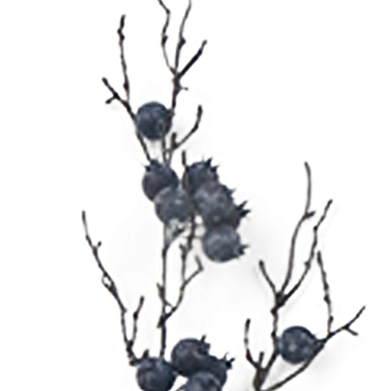 Hand wrapped floral spring personalized handmade floral wreath roses blueberry fruit spray artificial flowers