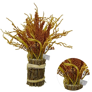 Indoor and outdoor artificial Decorations 42cm Red Orange Yellow Spray Hand Wrapped Spray
