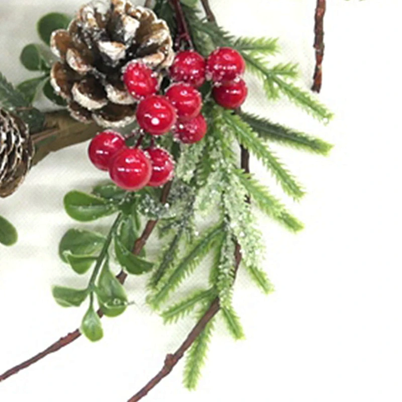 Interior decoration summer hand wrapped floral autumn hand wrapped floral decoration artifical plant leaves wreath
