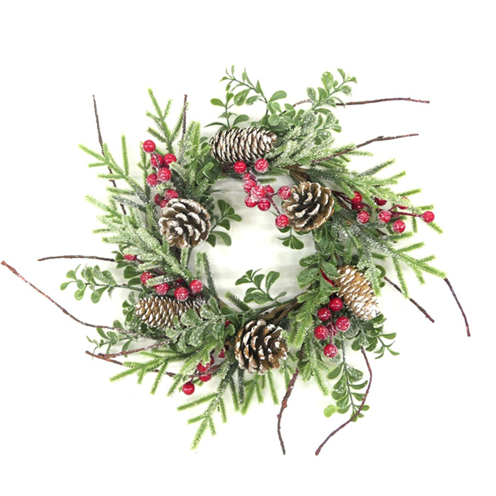 High quality good supplier professional decorative wreath autumn spray fruit spray artificial flower for home decor