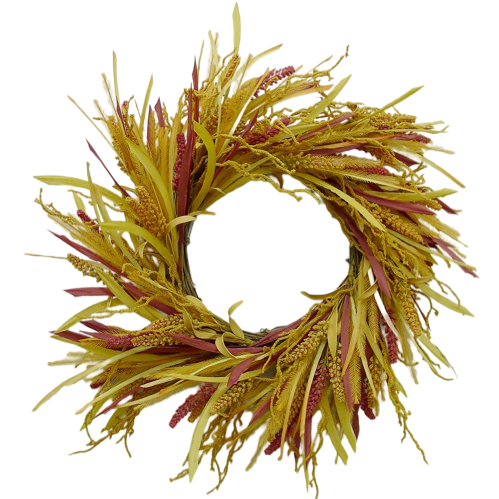 High Quality Affordable Artificial Autumn Spray 60cm In/Out Door Decorations Artificial Autumn Wreath