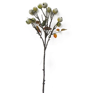 Spring leaves artificial handmade floral wreath roses artificial flowers blueberry fruit spray flowers