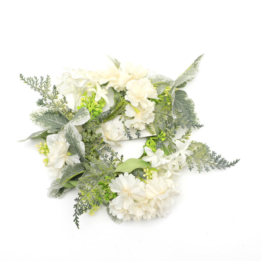 Interior decoration summer Friendly Arts And Crafts Real Touch Wreath Luxury Lavender wreath with leaves