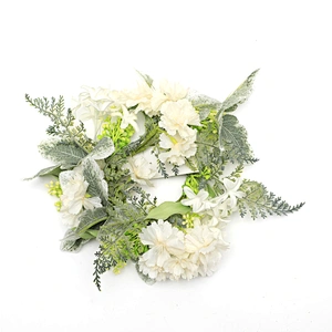 Interior decoration summer Friendly Arts And Crafts Real Touch Wreath Luxury Lavender wreath with leaves