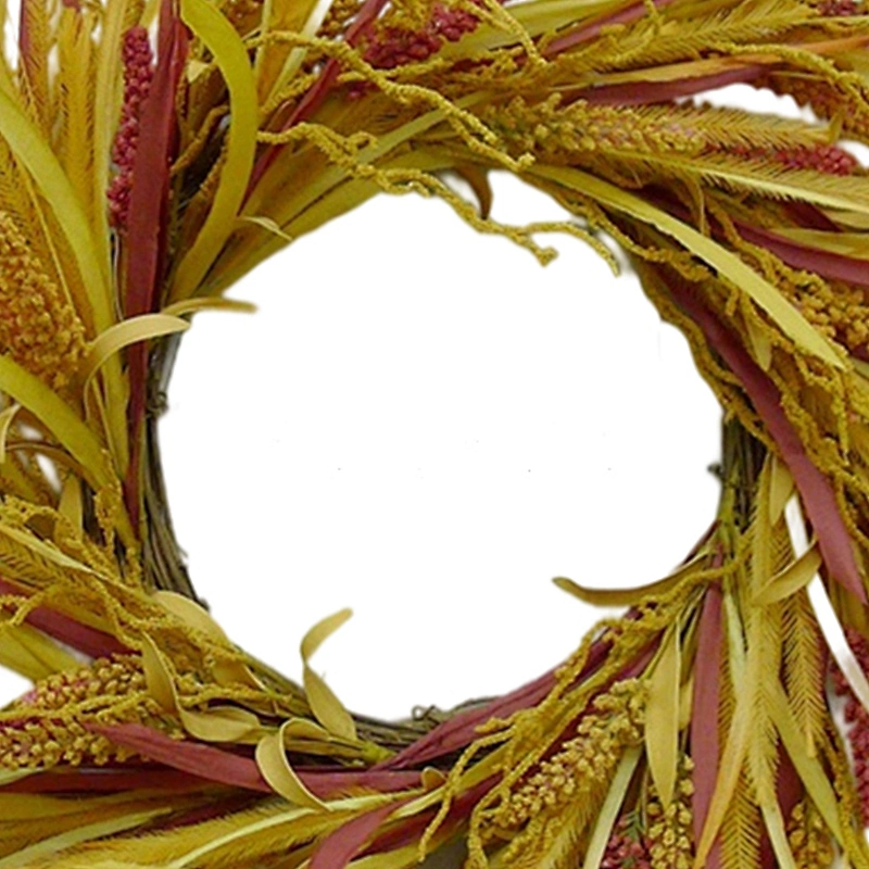 High Quality Affordable Artificial Autumn Spray 60cm In/Out Door Decorations Artificial Autumn Wreath