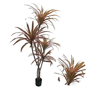 excellent quality artificial evergreen tree dracaena plant real touch artificial greenery dracaena