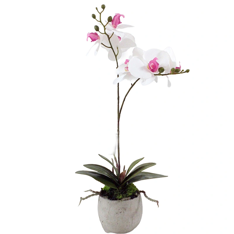 wholesale home indoor decoration wedding artificial orchid flowers 3D printing orchid decoration artificial orchid plant