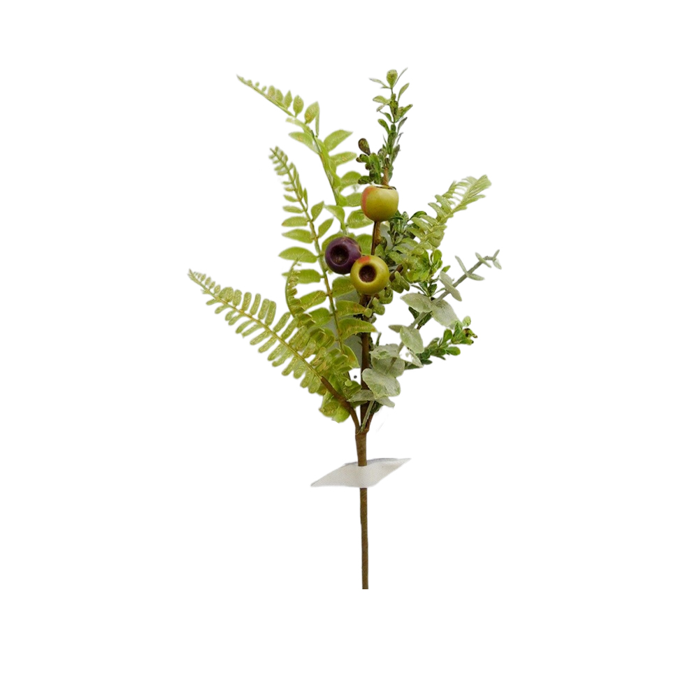 Ornamental Wedding Decoration Artificial 57cm Spring Flower Wreath Dogwood Wreath With Fern