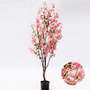 Vivid Business Office Mini Cherry Blossom Tree Artificial Cherry Blossom Tree Cherry Blossom Tree