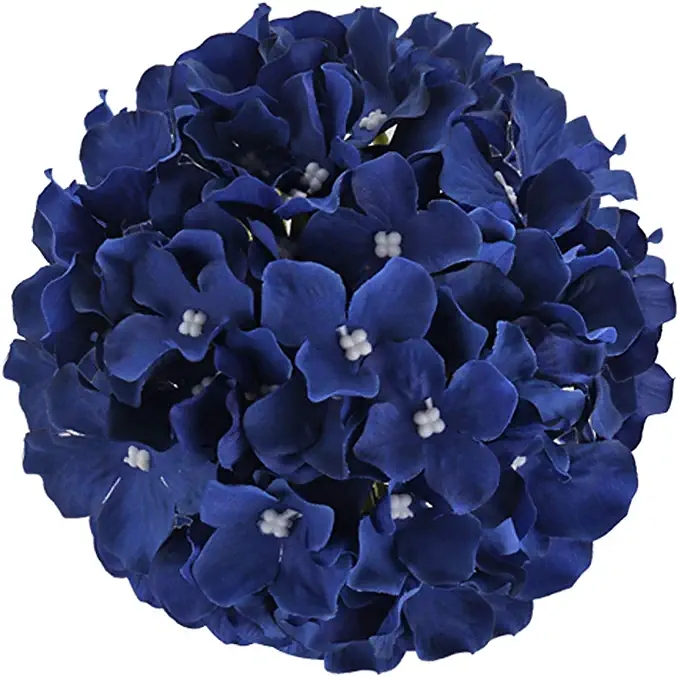 High quality Silk Hydrangea Heads Artificial Flowers Heads for Home Wedding Decor Artificial Flowers