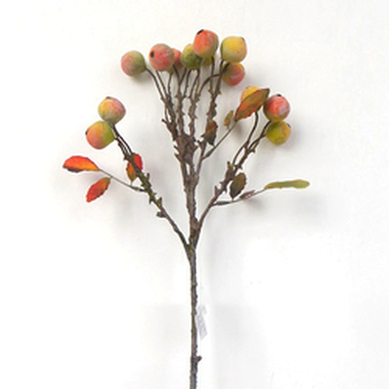 New Style Decoration Home Door Decorations 57cm Red And Yellow Artificial Flowers Artificial Wheat Sprayale