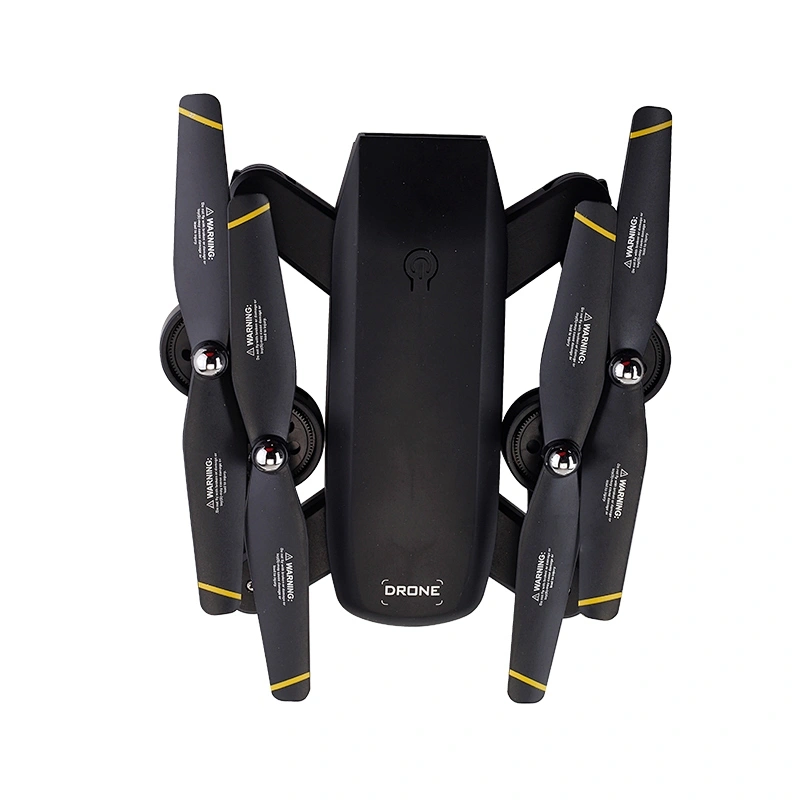 Foldable gravity sensing control 4k video camera quadcopter drone