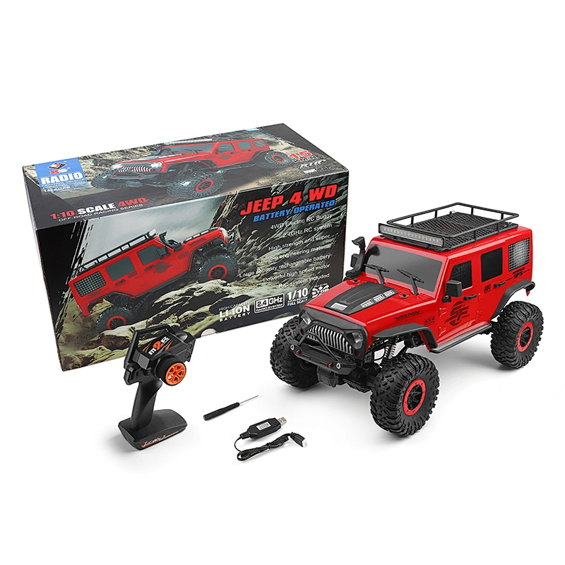Rock Crawler Car 1 10 Scale 4x4 Rc Truck  Red  Radio OEM Box Power