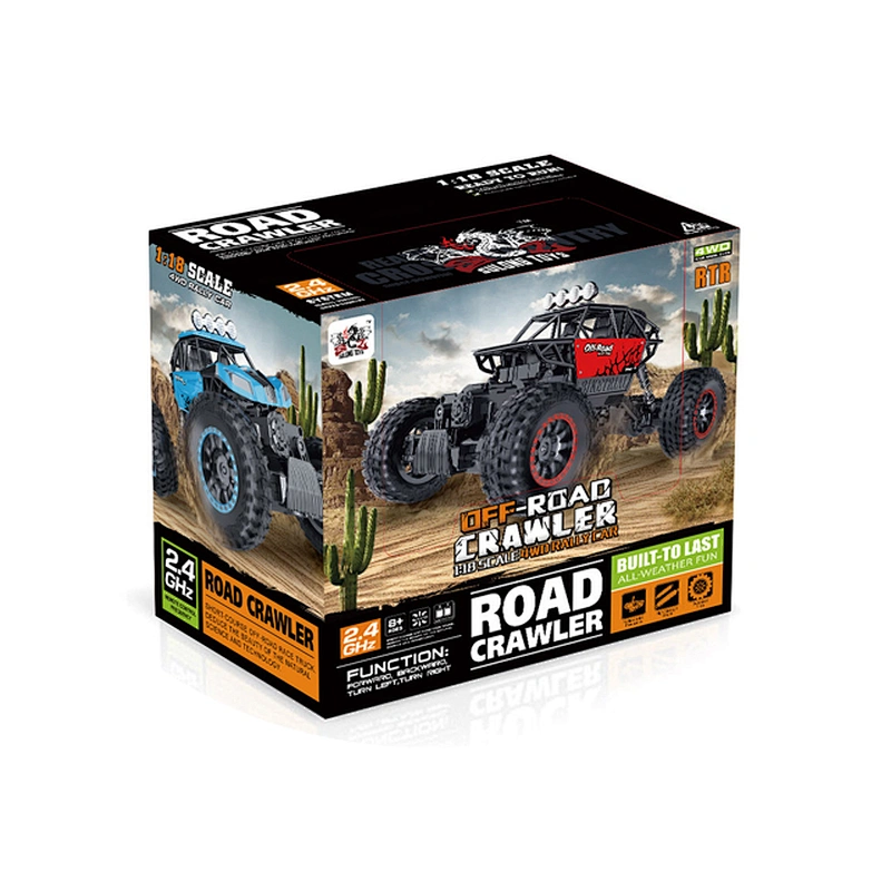 1:18 scale 2.4G skeleton four-wheel high speed rc climbing off-road cars