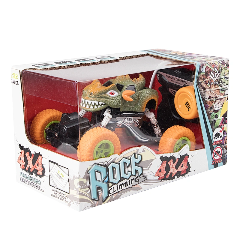 Kids remote control graffiti 4wd rock monster rc climbing car
