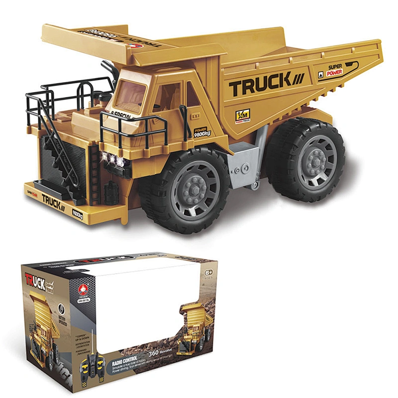 Hot selling 2.4G large remote control toy rc dump truck for sale