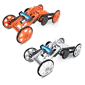 4WD climber technology science car diy kids toys blocks for children