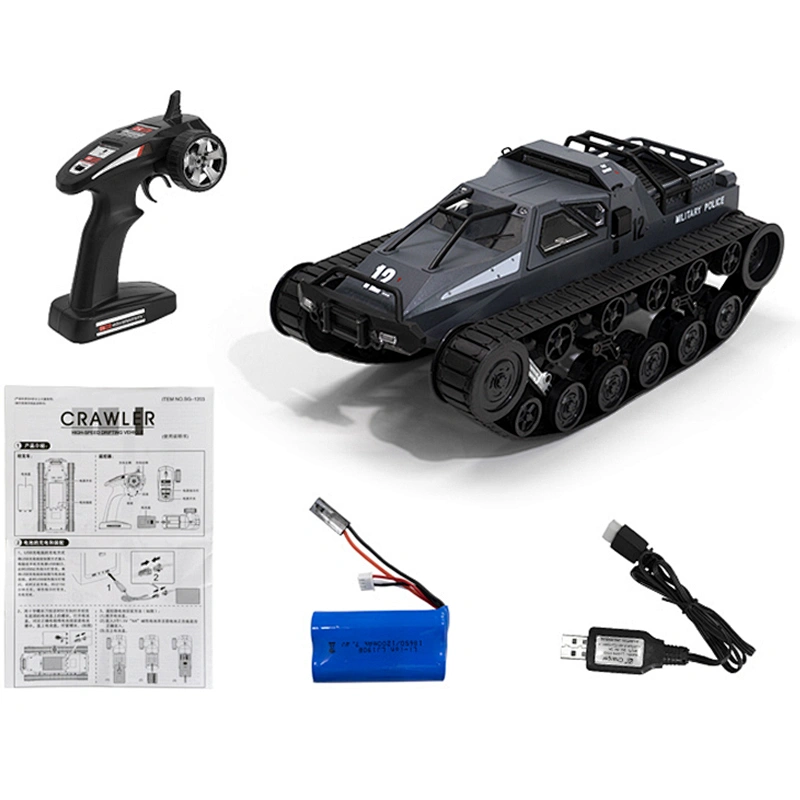 1/12 scale remote control 4wd climbing military toy rc tank for kids